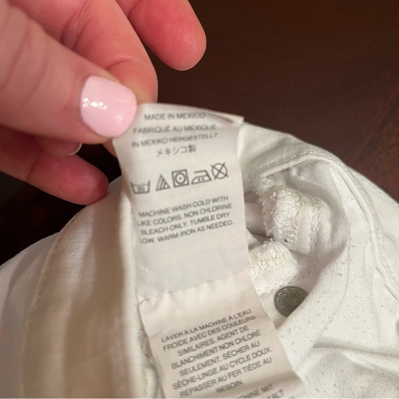 J. Crew Women's White Denim Shorts - Picture 8 of 9